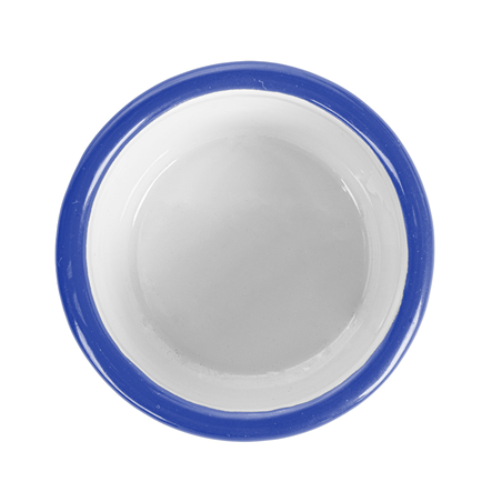 RAMEQUINS 'ENAMELWARE' 120 ML Ø 9x3,5 CM BLANC ACIER ÉMAILLÉ (12 UNITÉ)