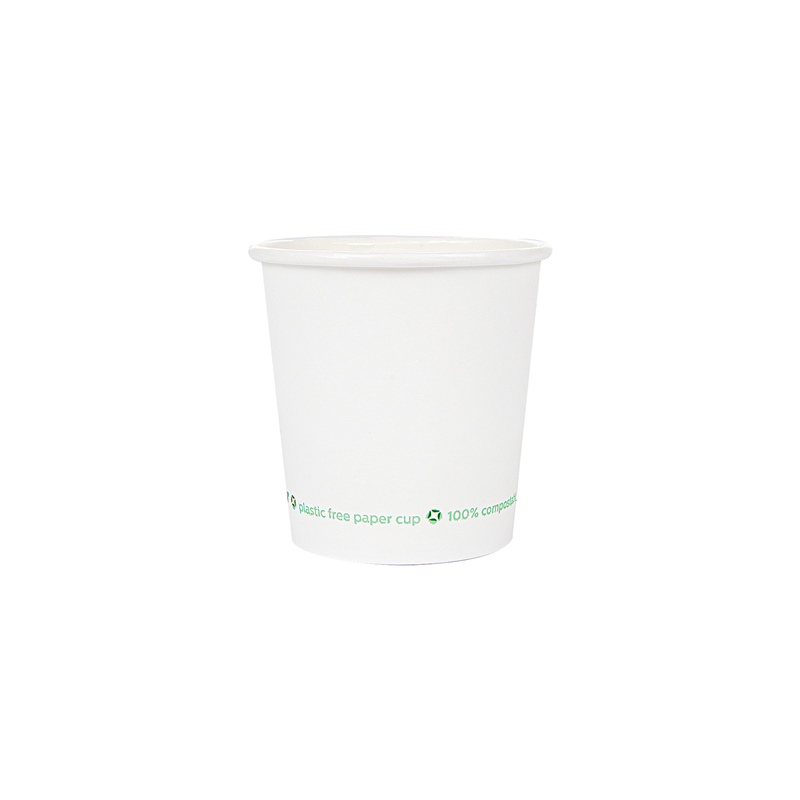 GOBELETS BOISSONS FROIDES ET CHAUDES 1 PAROI ESPRESSO 70 ML 190 G/M2 Ø5/3,5x4,9 CM BLANC CARTON (1000 UNITÉ)