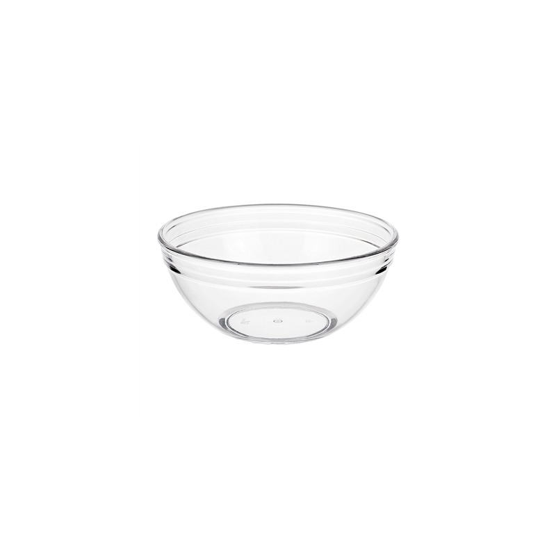 POTS SALADIERS 990 ML Ø 16,8/7,2x7 CM TRANSPARENT POLYCARBONATE (10 UNITÉ)