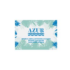 ÉPONGES CHAUSSURES EN SACHET BLANC