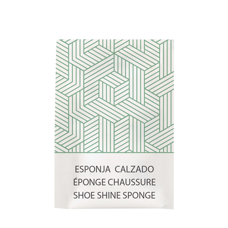 ÉPONGES CHAUSSURES EN SACHET BLANC