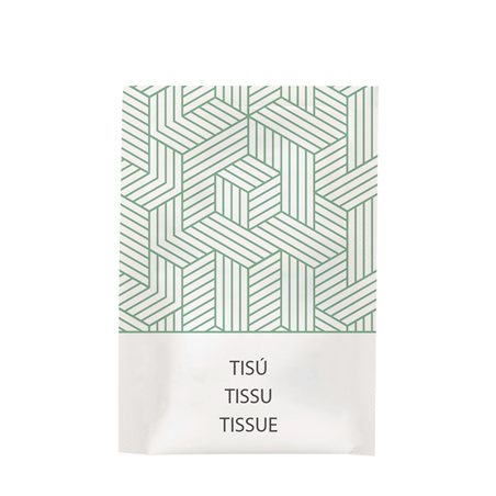 3 MOUCHOIRS EN SACHETS BLANC