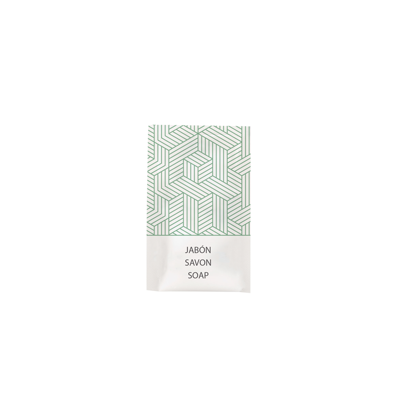 SAVONNETTES RONDES EN SACHETS BLANC 'THERAPY' 20 G Ø5,2x1 CM (500 UNITÉ)