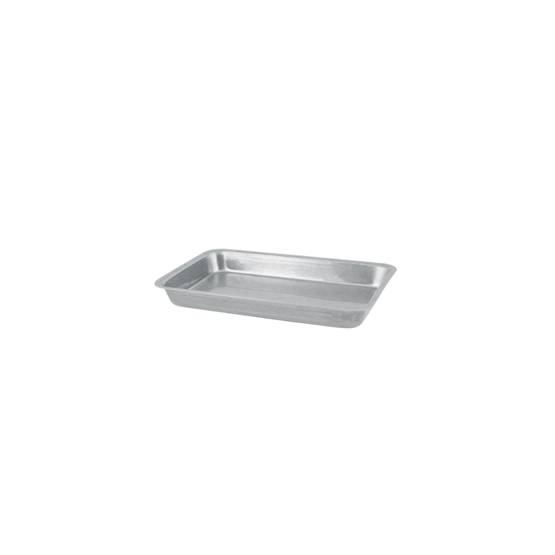 PLATEAU FAST FOOD 'ARTINOX'  25,5x15,75x3 CM ARGENTE INOX (1 UNITÉ)