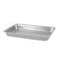 PLATEAU FAST FOOD 'ARTINOX'  25,5x15,75x3 CM ARGENTE INOX (1 UNITÉ)