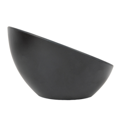 BOLS IRRÉGULIERS 'ASAMI WARE'  Ø 16x10,4 CM NOIR MÉLAMINE (6 UNITÉ)