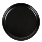 ASSIETTES PLATES 'ASAMI WARE'  Ø 16x2 CM NOIR MÉLAMINE (6 UNITÉ)