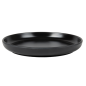 ASSIETTES PLATES 'ASAMI WARE'  Ø 16x2 CM NOIR MÉLAMINE (6 UNITÉ)