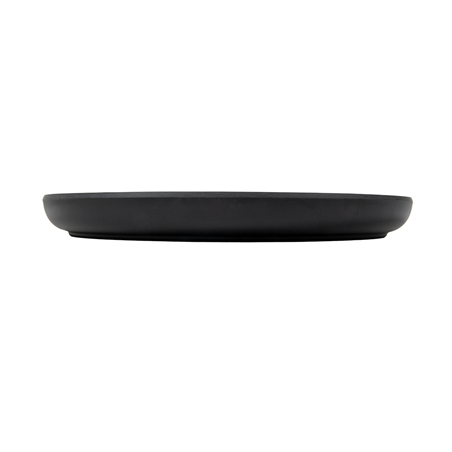 ASSIETTES PLATES 'ASAMI WARE'  Ø 19x2 CM NOIR MÉLAMINE (6 UNITÉ)