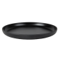 ASSIETTES PLATES 'ASAMI WARE'  Ø 19x2 CM NOIR MÉLAMINE (6 UNITÉ)