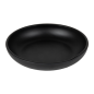 ASSIETTES CREUSES 'ASAMI WARE'  Ø 20,5x4 CM NOIR MÉLAMINE (6 UNITÉ)
