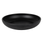 ASSIETTES CREUSES 'ASAMI WARE'  Ø 20,5x4 CM NOIR MÉLAMINE (6 UNITÉ)