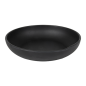 ASSIETTES CREUSES 'ASAMI WARE'  Ø 24,5x5,3 CM NOIR MÉLAMINE (6 UNITÉ)