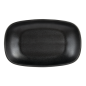 BOLS RECTANGULAIRES 'ASAMI WARE'  25,2x15,8x4,2 CM NOIR MÉLAMINE (6 UNITÉ)