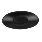 BOLS OVALES 'ASAMI WARE'  31,5x16,5x6 CM NOIR MÉLAMINE (6 UNITÉ)