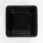 GOBELETS CARRÉS 'ASAMI WARE'  6,8x6,8x5,8 CM NOIR MÉLAMINE (12 UNITÉ)