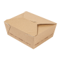 BOÎTES AMÉRICAINES MICRO-ONDABLES 'THEPACK' 1350 ML 220 G/M2 15,2x12,1x6,5 CM NATUREL CARTON ONDULÉ NANO-MICRO (300 UNITÉ)