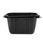 RÉCIPIENT 500 ML 13,9x11,8x7 CM NOIR PP (1200 UNITÉ)