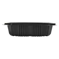 RÉCIPIENT 750 ML 19,4x16,4x4,8 CM NOIR PP (600 UNITÉ)