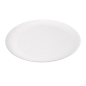 PLATEAUX PÂTISSERIE EN RELIEF  420 G/M2 Ø 28 CM BLANC CARTON (50 UNITÉ)