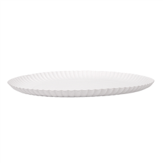 PLATEAUX PÂTISSERIE EN RELIEF  420 G/M2 Ø 28 CM BLANC CARTON (50 UNITÉ)