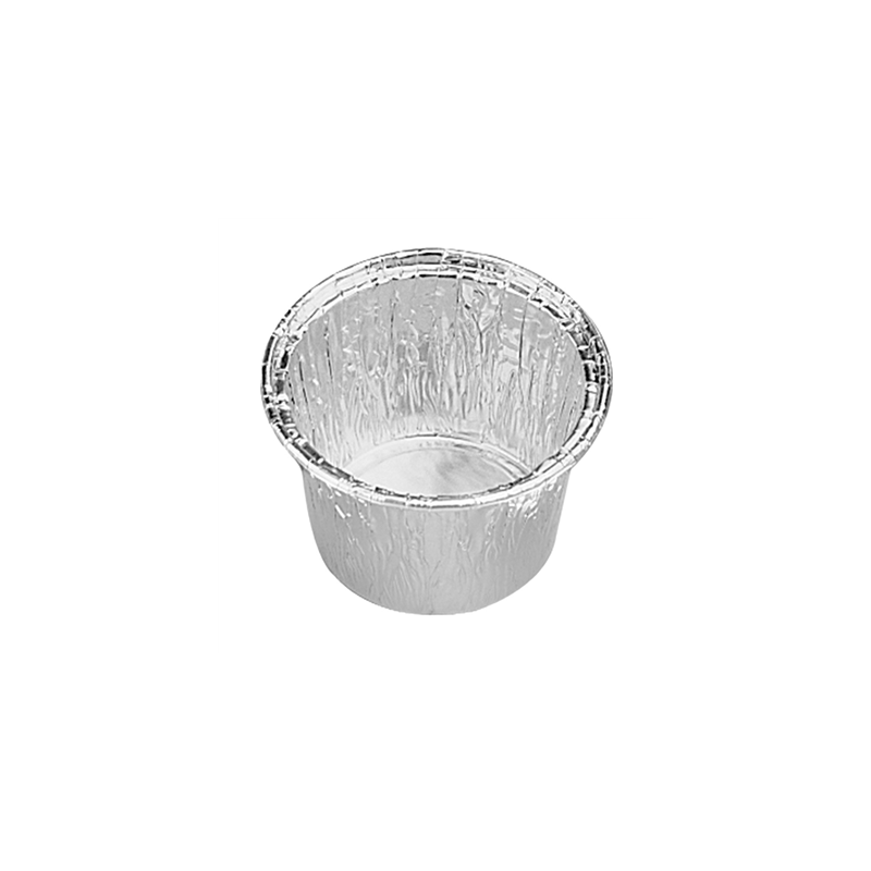 RÉCIPIENTS PÂTISSERIE 85 ML Ø 7/6,1x3,8 CM ALUMINIUM (100 UNITÉ)