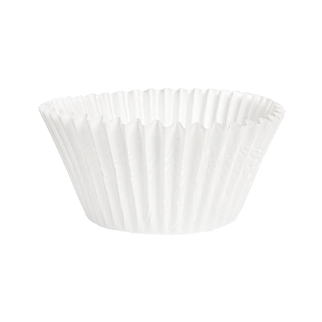 CAPSULES 'PETITS FOURS' 50 G/M2 Ø 5x3,5 CM BLANC PARCH.INGRAISSABLE (500 UNITÉ)