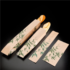 SACHETS BOULANGERIE 'FEEL GREEN' 32 G/M2 14+7x35 CM NATUREL KRAFT (500 UNITÉ)