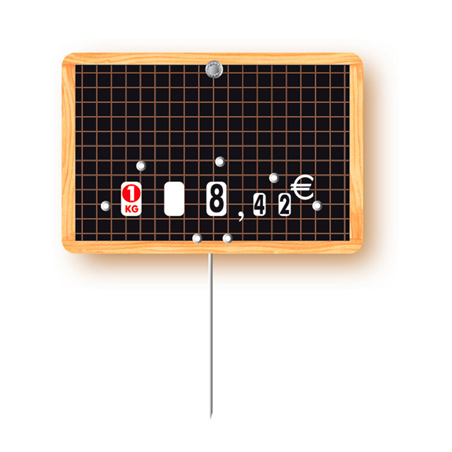 10 U. ÉTIQUETTES À PRIX MODIFIABLE