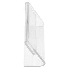 10 U. CHEVALETS POUR ÉTIQUETTES  6x4x2,5 CM TRANSPARENT PVC (1 UNITÉ)