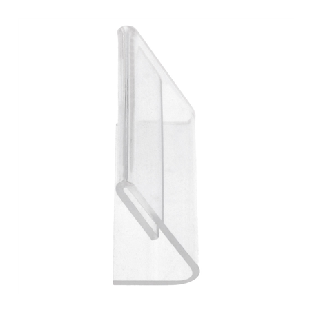 10 U. CHEVALETS POUR ÉTIQUETTES  6x4x2,5 CM TRANSPARENT PVC (1 UNITÉ)