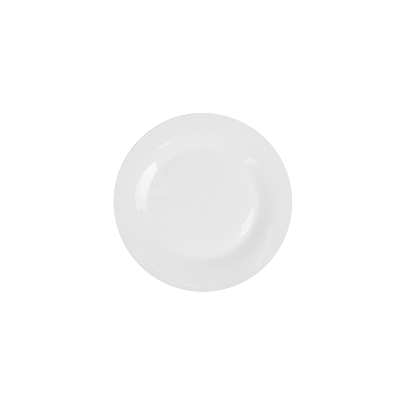 ASSIETTES PLATES  Ø 27 CM BLANC PORCELAINE (24 UNITÉ)