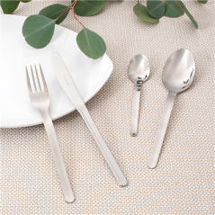 FOURCHETTES 'LÍNEA'  18,7 CM ARGENTE ACIER (12 UNITÉ)