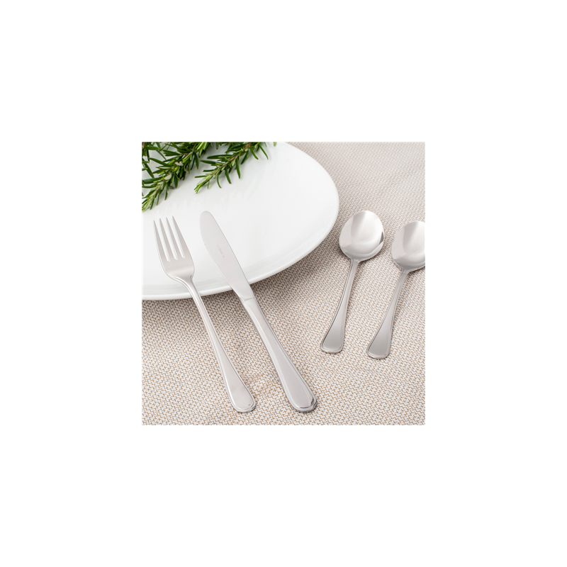 COUTEAUX À DESSERT 'MARLENE'  20,5 CM ARGENTE ACIER (12 UNITÉ)