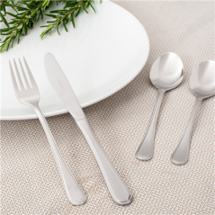 CUILLÈRES À MOKA 'MARLENE'  10 CM ARGENTE ACIER (12 UNITÉ)