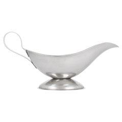 SAUCIÈRE "ALADIN" 150 ML  16x7,5x9 CM ARGENTE INOX (1 UNITÉ)