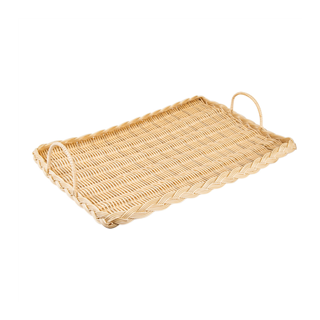 PLATEAU RECTANGULAIRE SIMILAIRE OSIER POUR FROMAGE