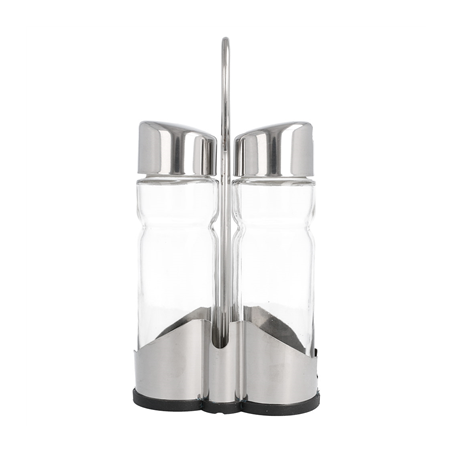 HUILIERS 2 PIÈCES  11x5,5x21,5 CM TRANSPARENT VERRE (1 UNITÉ)