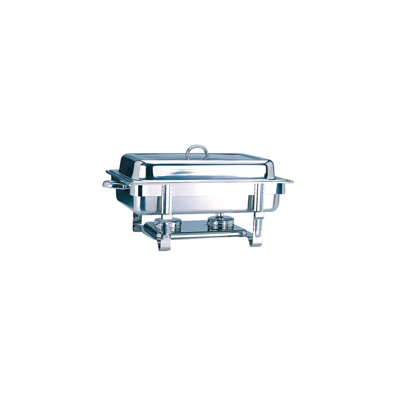 CHAFING DISH GASTRONORM 1/1 9 L 63x35,5x27,3 CM ARGENTE INOX (1 UNITÉ)