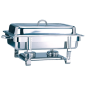 CHAFING DISH GASTRONORM 1/1 9 L 63x35,5x27,3 CM ARGENTE INOX (1 UNITÉ)