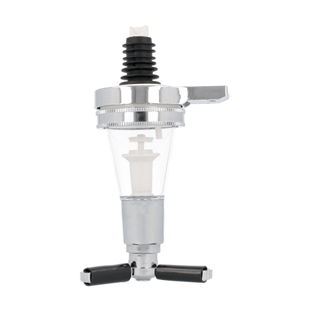 DOSEUR BOISSONS ALCOOL 28 ML  7,5x16 CM ARGENTE PLASTIQUE (1 UNITÉ)