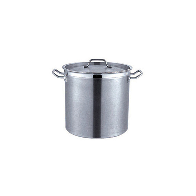 MARMITE AVEC COUVERCLE 24 L Ø 34,1x32 CM ARGENTE INOX (1 UNITÉ)