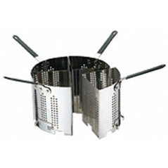 PASSOIRE BRAISIÈRE  22x16x19 CM ARGENTE INOX (1 UNITÉ)