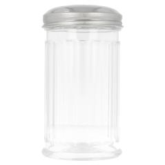 SAUPOUDREUSE FROMAGE 360 ML Ø 7,5x14 CM TRANSPARENT ACRYLIQUE (1 UNITÉ)