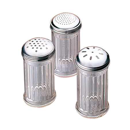 SAUPOUDREUSE SEL 360 ML Ø 7,5x14 CM TRANSPARENT ACRYLIQUE (1 UNITÉ)