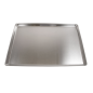 PLAQUE PÂTISSERIE  60x40x2,5 CM ARGENTE INOX (1 UNITÉ)