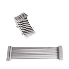 BLOC LAMES 4,8 MM POUR RÉF. 455.81  25x7x1 CM ARGENTE INOX (1 UNITÉ)