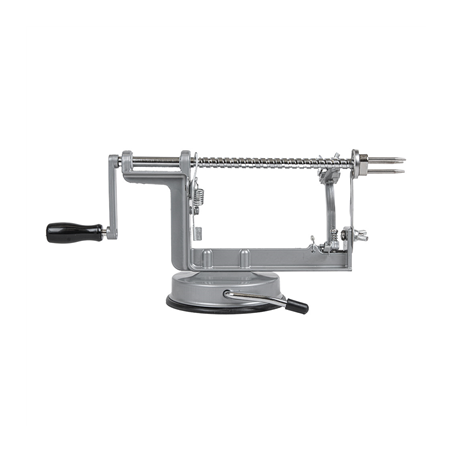 EPLUCHEUR ET TRANCHEUR POMMES  10x30 CM ARGENTE FER (1 UNITÉ)