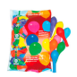 BALLONS  Ø 25 CM ASSORTI LATEX (100 UNITÉ)