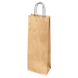 SACS SOS AVEC ANSES 1 BOUTEILLE  100 G/M2 14+8x40 CM OR KRAFT (250 UNITÉ)